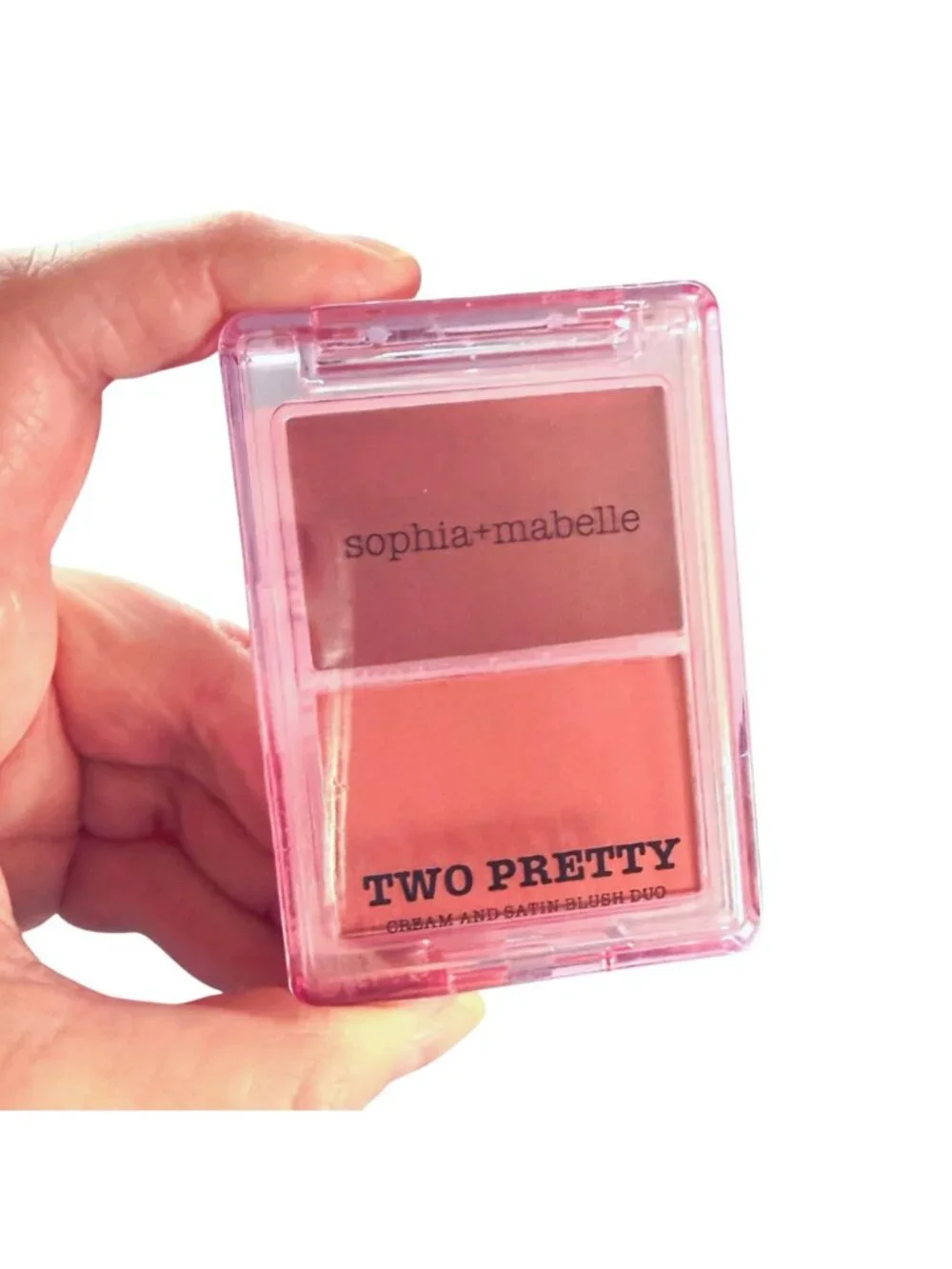Sophia Mabelle Two Pretty Cream And Satin Blush Duo Strawberry Sorbet High-Quali
